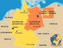 East Germany: map, origin, economy and culture